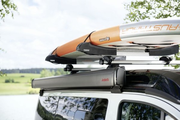 SUP- und Wavesurfträger für Dachträger-System