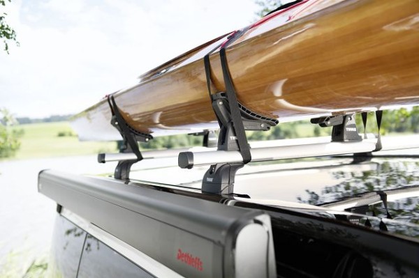 Kayak and Surfboard Rack for the Roof Rack System