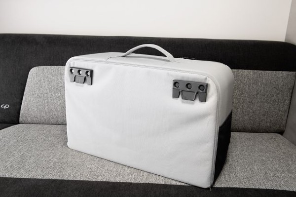 Fabric overhead locker bag